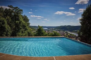 Pool - Cliff House - 5BR, Private Pool & Stunning Views, Minutes to Downtown & Oglebay (Wheeling)