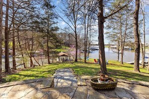 Property grounds - The Roost on Hyco Lake — Dock, Hot Tub, Fire Pit nestled in the back of a cove (Semora)