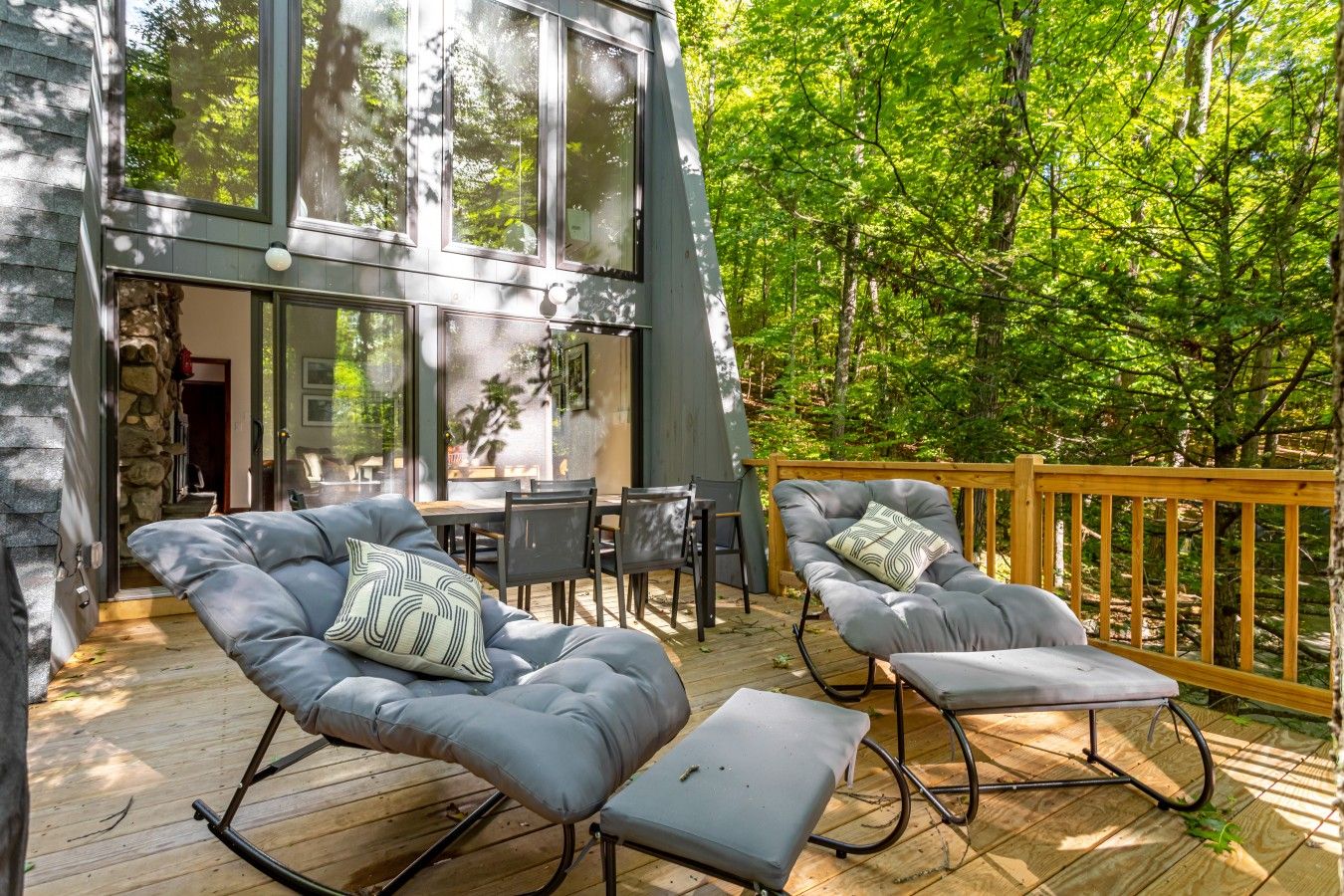 Lounge among the trees and enjoy a quiet moment in nature