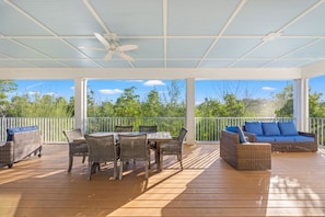 Outdoor dining - X1114 Schefflera Ct 4 Bedroom Home (Captiva)