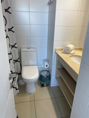 Bathroom - Cozy 1-bedroom apartment in beautiful Santiago with AC (Santiago)
