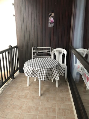 Terrace/patio - Apartment 'Studio in The Heart Of Les Aillons' with Balcony (Aillon-le-Jeune)
