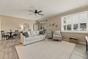 Living area - Space Coast Family Retreat | 20-30 Min to Beach (Palm Bay)
