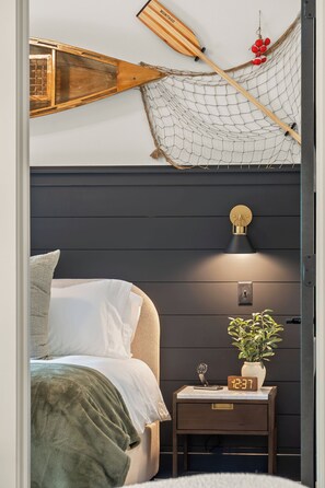 Master Bedroom - Bungalow Bliss | NEW | Swim Spa 💦 Private Fire Pit 🔥 (Hollister)