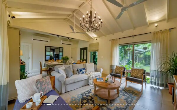 Living area - French Villa with Private Pool (Awas)