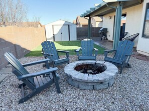 Terrace/patio - Family-Friendly Home Near Fort Huachuca with Fire Pit + Playroom (Sierra Vista)