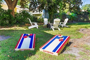 Property grounds - Mason Ave Beach Cottage ~ Fire Pit + Outdoor Shower! (Cape Charles)