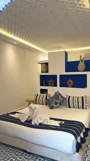Room - Fabulous 2-bedroom riad with AC in vibrant Marrakesh (Marrakesh)