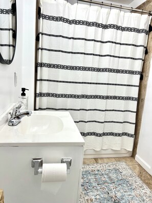 Bathroom - Brick Loft on Main- 2 bedroom loft apartment downtown Barnesville (Barnesville)