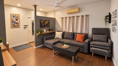 Lovely apartment with large kitchen and fantastic terrasse perfectly located
