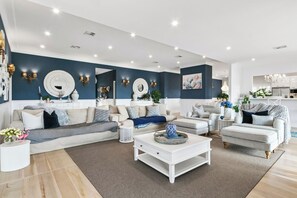 Living area - Luxurious home with everything  -  Hot tub, pool, tennis court, sauna. (Bangholme)