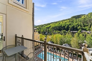 Balcony - Private Ritz-Carlton Residence by InvitedHome | Ski Shuttle, Ski Valet, Hot Tub (Vail)