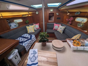 Interior - Counting Stars Sailboat Stay | 2 Cabins, Pool Access & Free Downtown Shuttle (Stock Island)