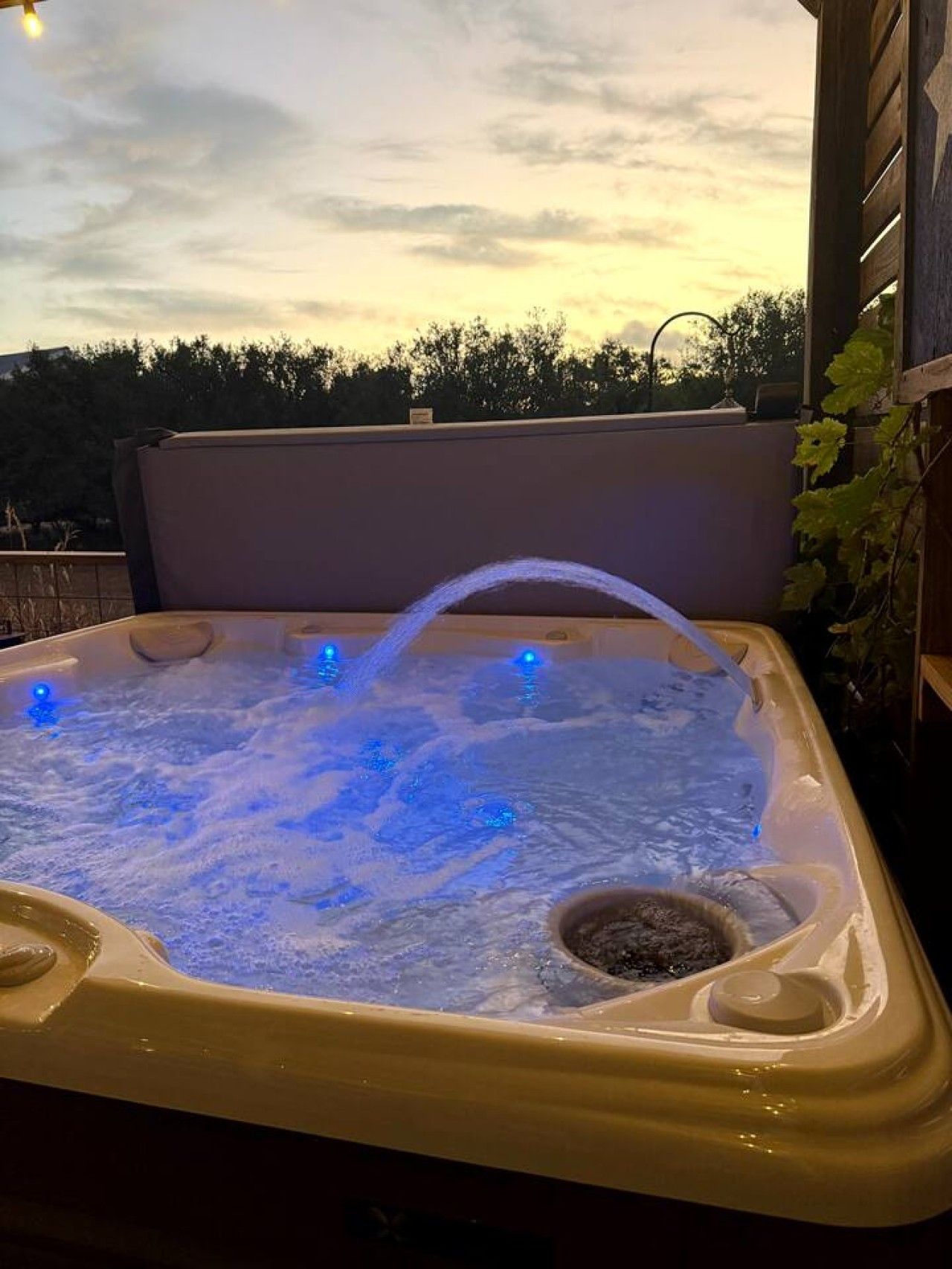 Baignoire à remous extérieure
