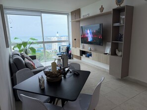 Living area - Stylish Ocean-View Getaway (Las Lajas)