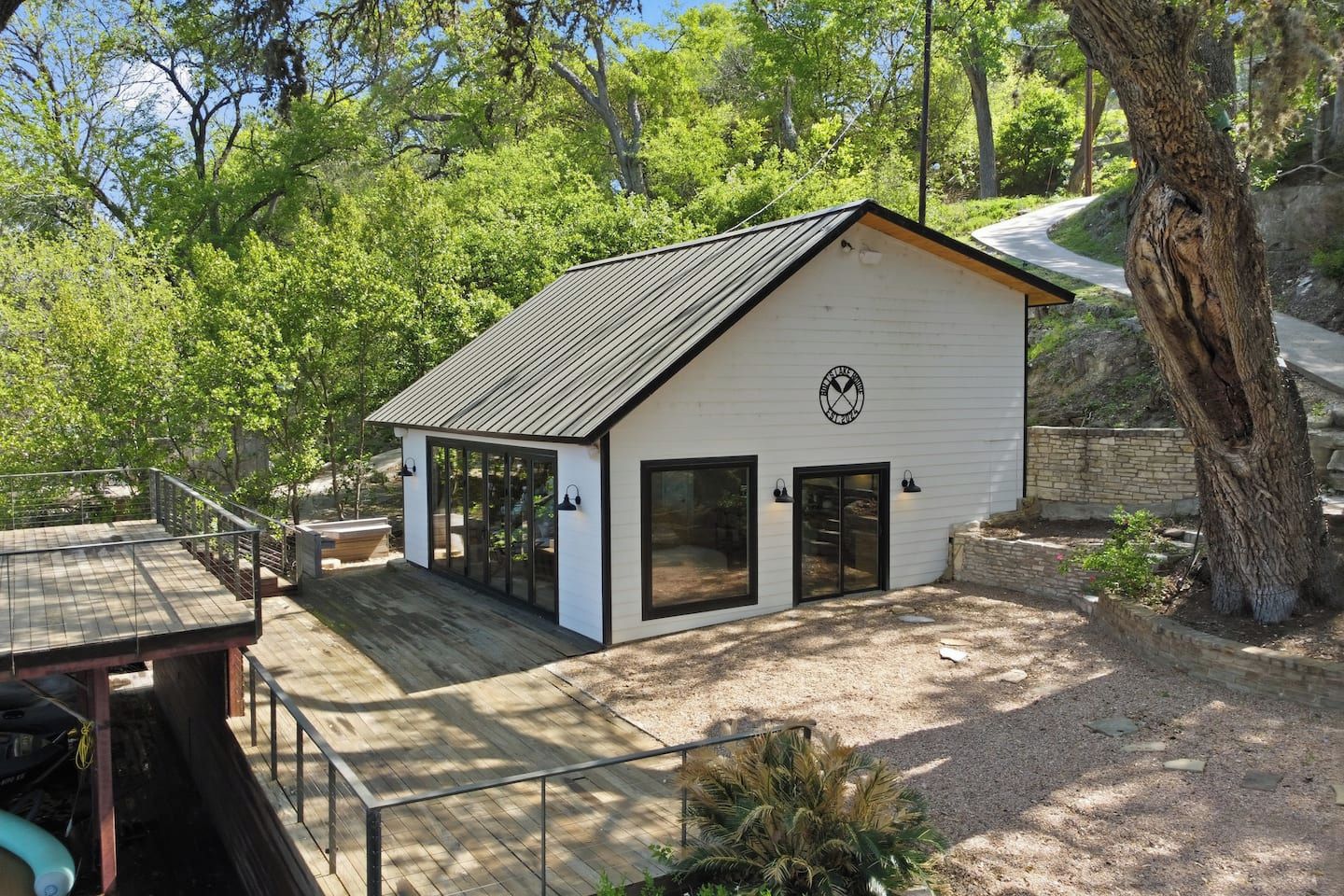 Boathouse from the path