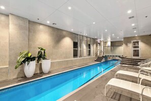 Swimming Pool - Top Floor Loft • 2BR/2BA • Sky Tower & Sea Views (Auckland central)