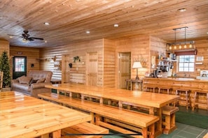 Interior - Glamping Cabin 7 | Queen Bed, Trailside, Pets OK (Bessemer Township)