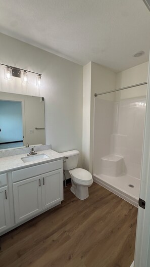 Bathroom - 2-bedroom furnished townhome in delightful Rochester with AC and comfort (Rochester)