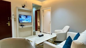 Living area - Lavender Hotel Apartrment (Al Bawadi Neighborhood)