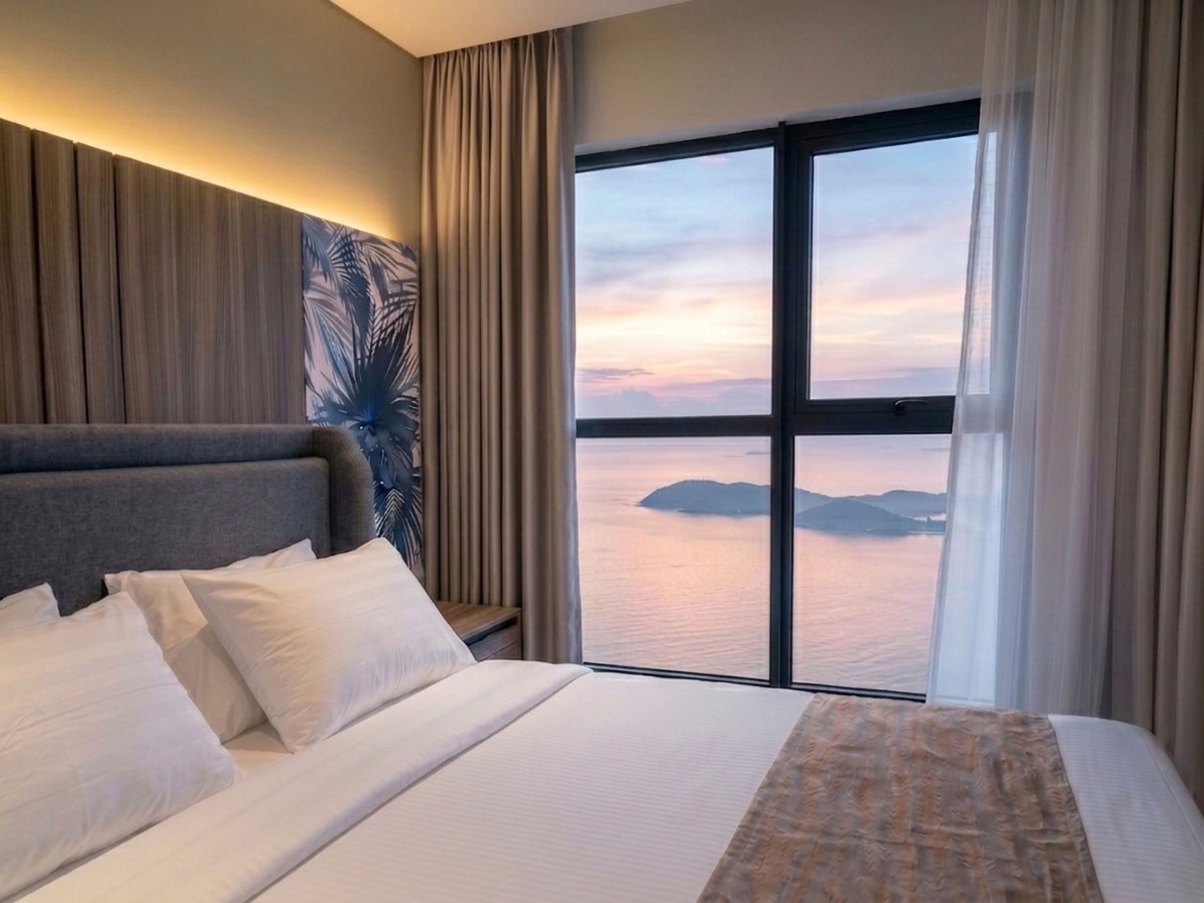 Wake up to sweeping ocean views and unforgettable sunset skies