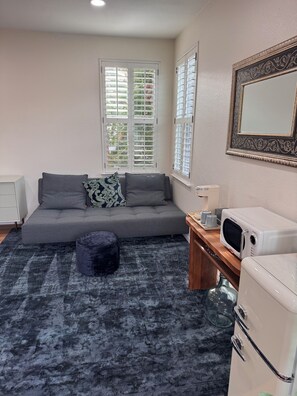 Living area - 1-bedroom Luxury Private Suite in Silicon Valley, King Bed, Private Entrance (Santa Clara)