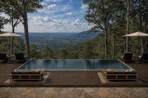 Pool - Private 1BR Mountain Cabin with Hot Tub & Forest Views (Menlo)