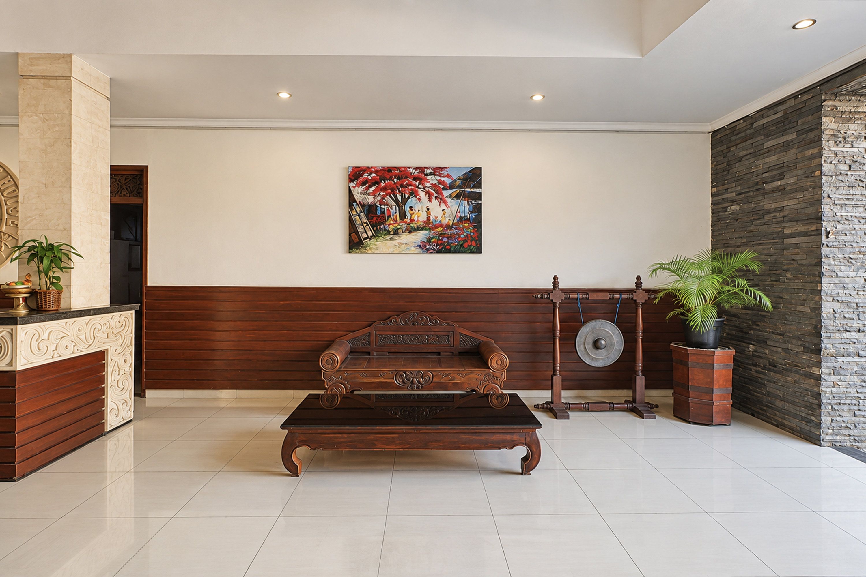 Lobby sitting area