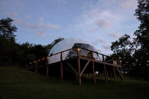 Exterior - Secluded Dome Cabin with Hot Tub, Fire Pit & Mountain Views Near Seneca Rocks, West Virginia (Seneca Rocks)