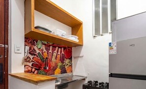 Private kitchen - Studio in Condo. nr. Beach Pau0116 (Rio de Janeiro)