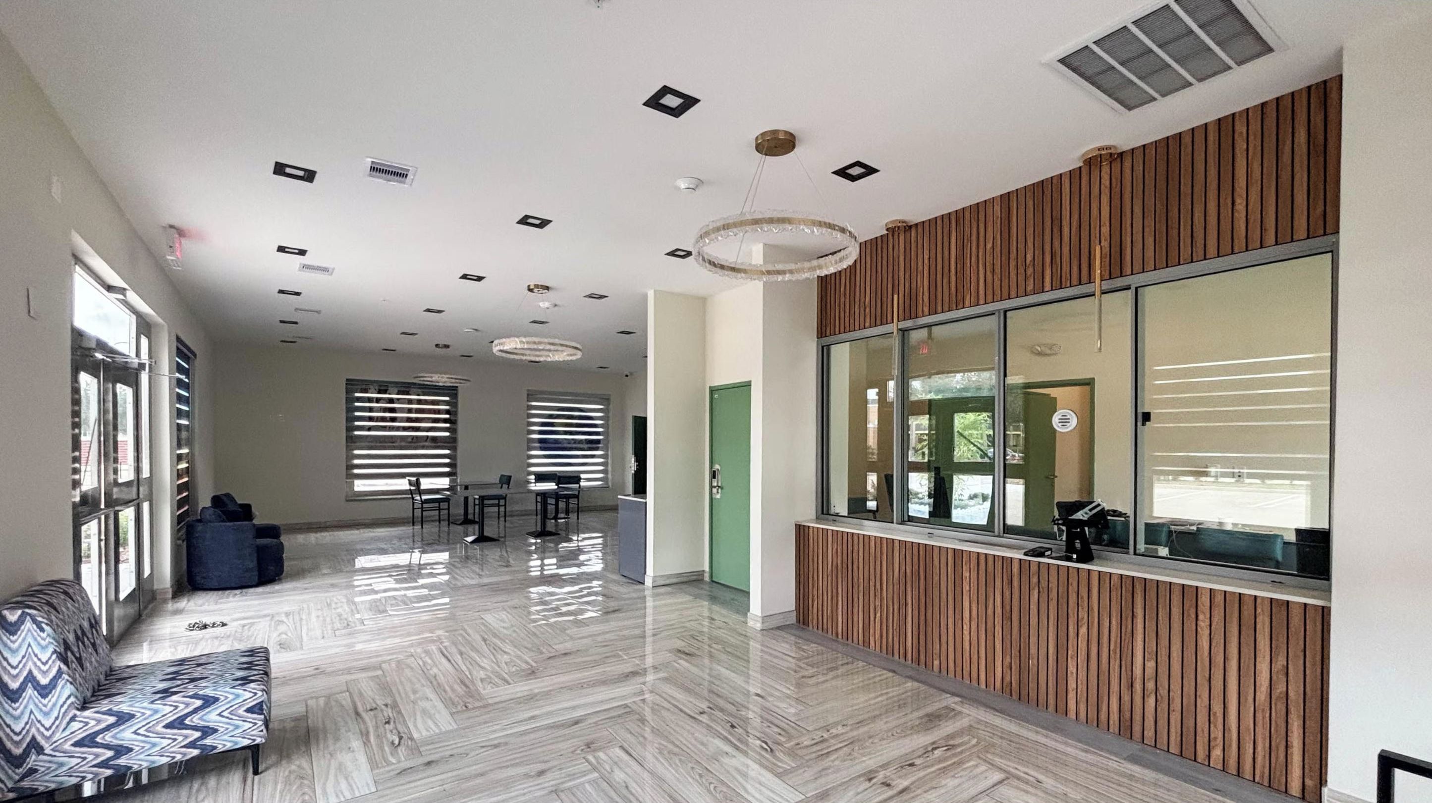 Lobby sitting area