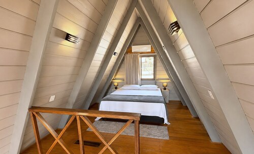Cabin in a Condo With hot tub
