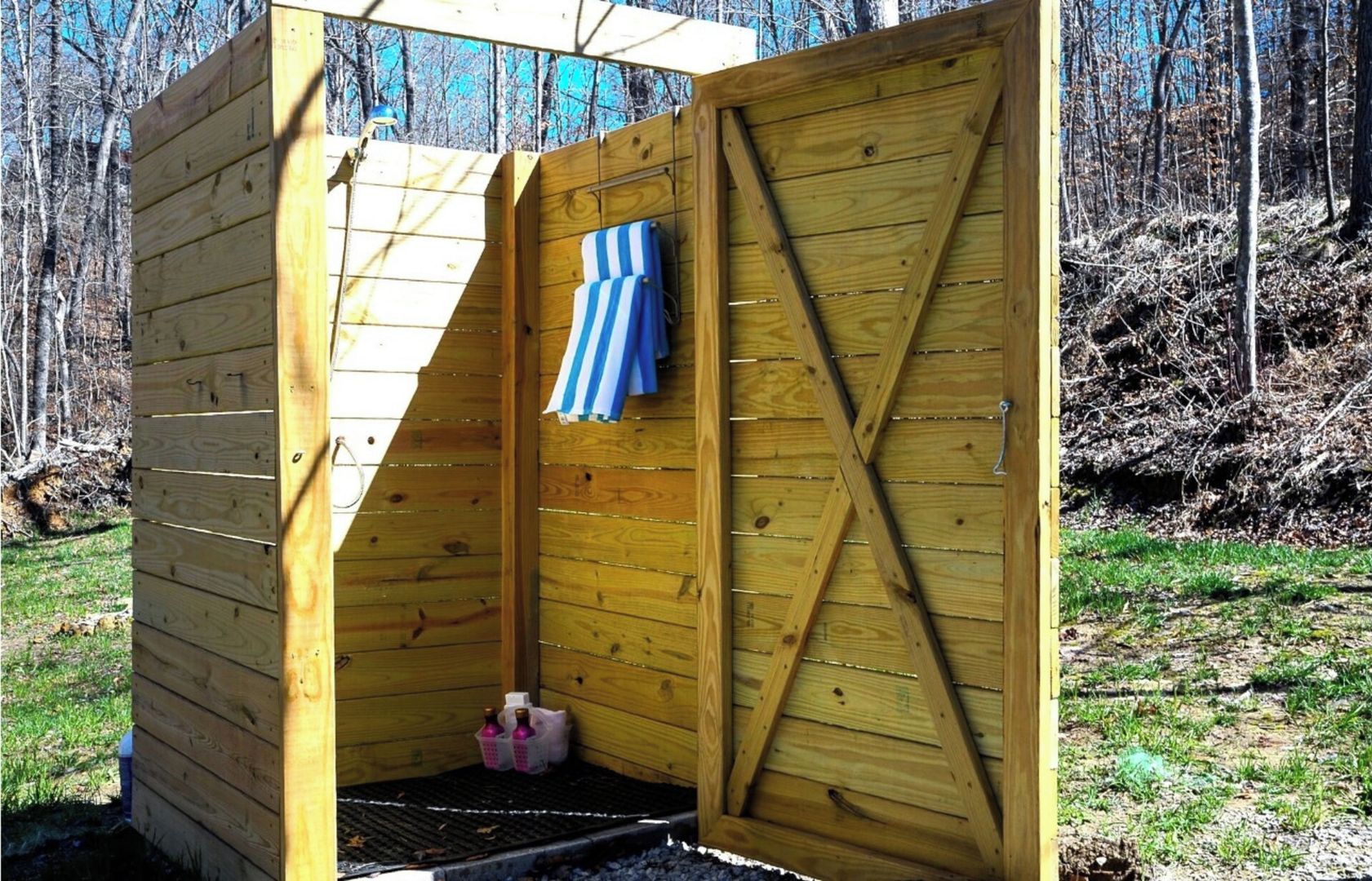 outdoor shower