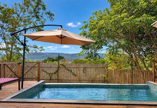 Cabin in Condo. With Pool