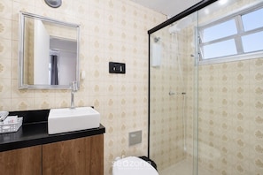 Bathroom - Well Located Apt. in Condo. Bav0302 (Florianópolis)