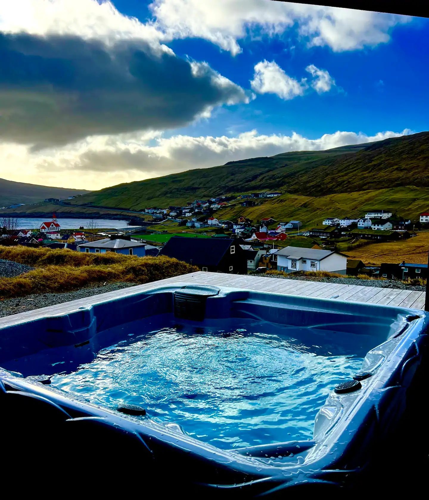Bain à remous extérieur