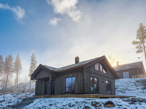 Bekkely Hytte: Modern cabin in ski area, Nesfjellet