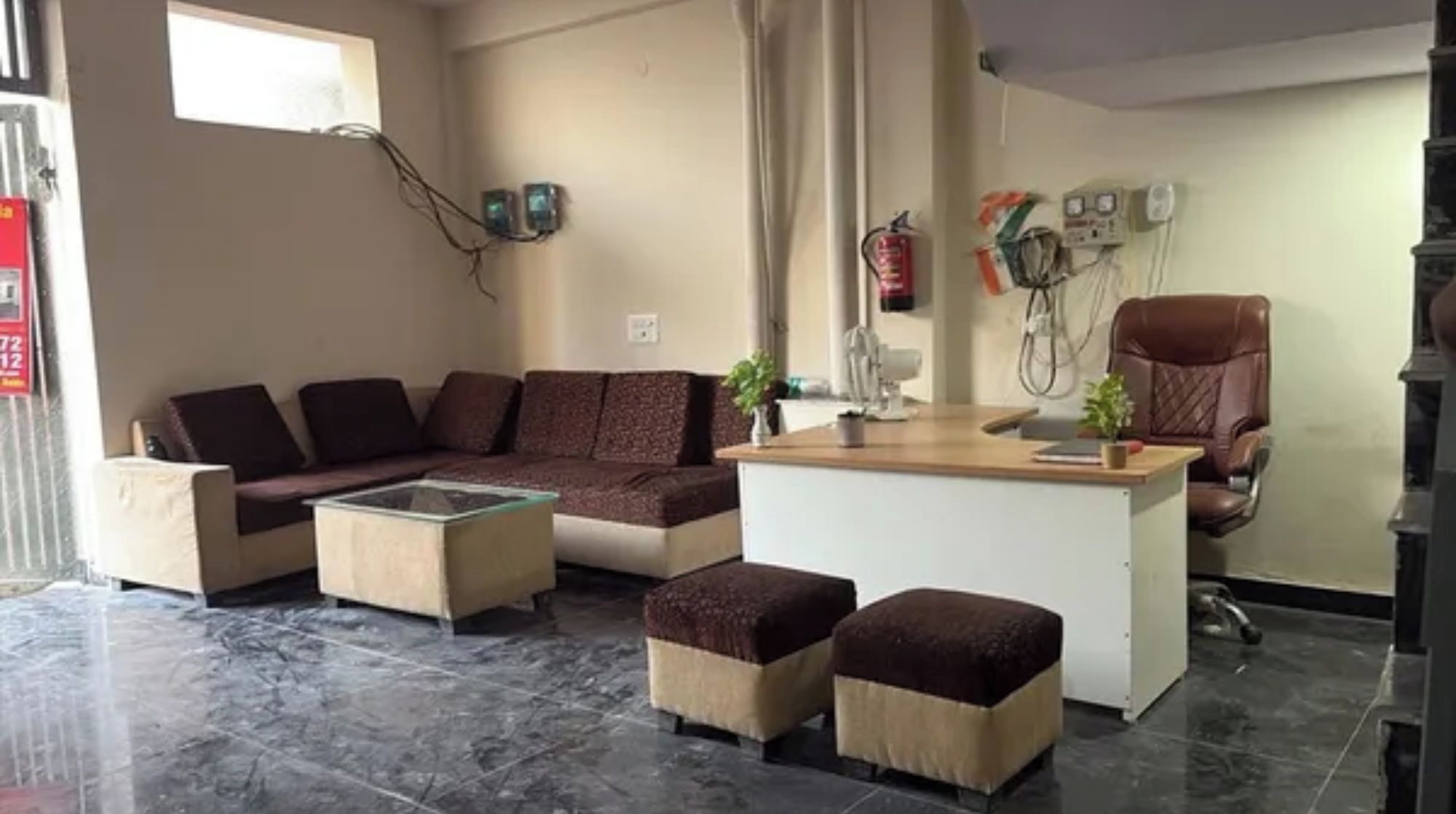 Lobby sitting area