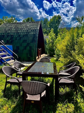 Outdoor dining - Clean Bungalov Otel (Ermenek)
