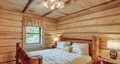 Right on New River! Historic Cabin w/ Hot Tub
