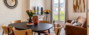 Dining - Saint-Germain Apartment with Charming Paris Balcony (Paris)