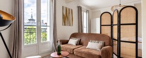 Living area - Saint-Germain Apartment with Charming Paris Balcony (Paris)