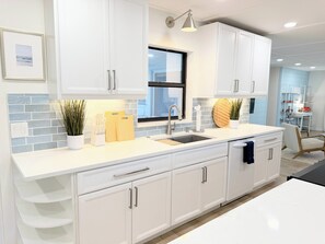 You will enjoy the large custom kitchen. 9' Island and fully stocked. - "Coastal Retreat" Spacious & Newly Renovated w/Tropical Heated Pool-Near Beach (Stuart)