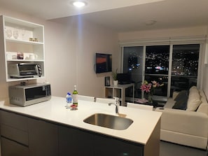 Interior - Nunciatura King Bed | Pool + Parking | Ü Tower, San José, Costa Rica. (San José)