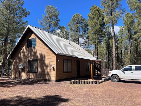 Exterior - Gorgeous 1-Bedroom Lakeside Cabin w/AC, Pellet Stove & Private Fenced Acre (Lakeside)