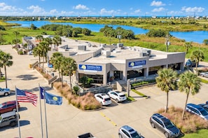 Sand 'N Sea Properties office near the local waterways, a convenient area landmark in Galveston's West End. - Beachfront | 5BR | Sleeps 18 | Gulf Decks (Galveston)
