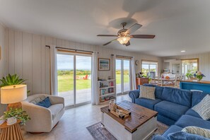 Living area - Shore to Sky Cottage (St. Peter's Bay)