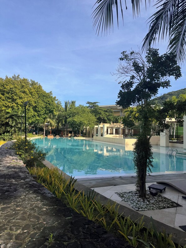 Pool - Serene 1-bedroom condo with AC inside Pico De Loro Resort (Nasugbu)