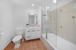 Bathroom - Waterfront 2BR Retreat | 2 Apartments + Pool (South Townsville)