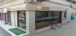 تفاصيل الفندق من الخارج